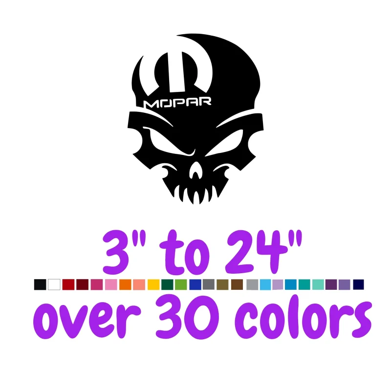 Mopar - Vinyl Decal - Custom Size