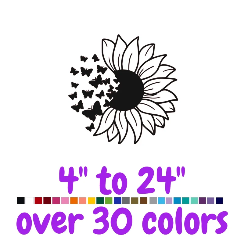 Nature Vinyl Decal - Custom Size