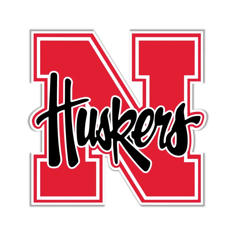 Nebraska Cornhuskers Full Color Vinyl Decal - Custom Size
