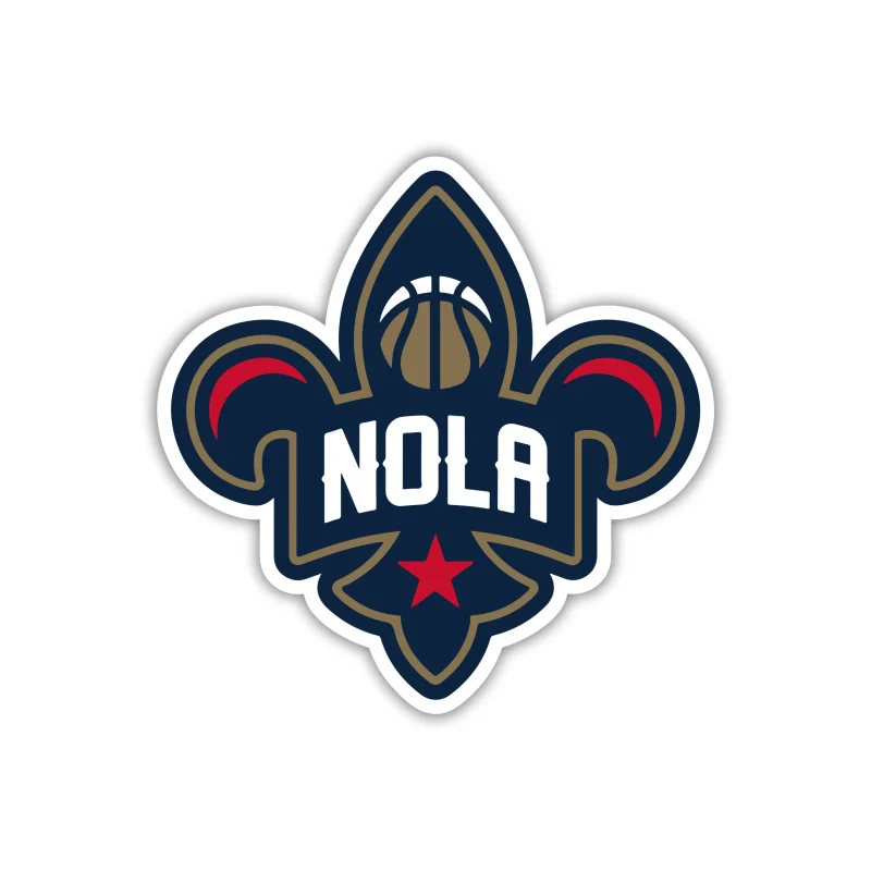 New Orleans Pelicans - NOLA - Temporary Tattoo