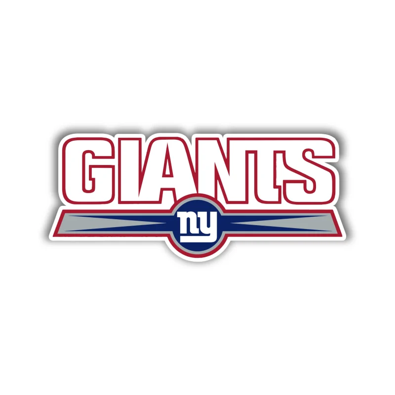 New York Giants - White Giants NY - Iron On DTF Transfer - Custom Size
