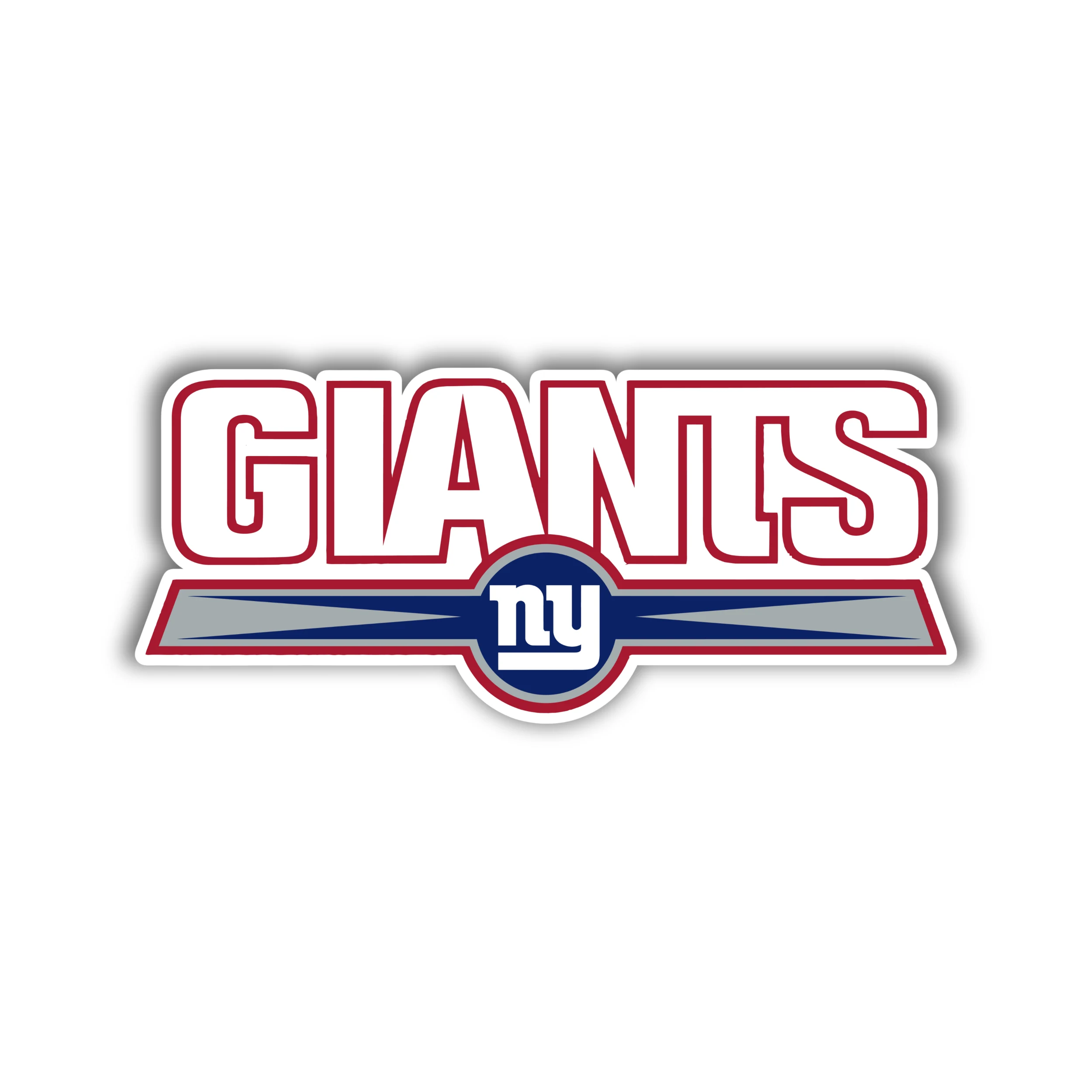 New York Giants - White Giants NY - Temporary Tattoo