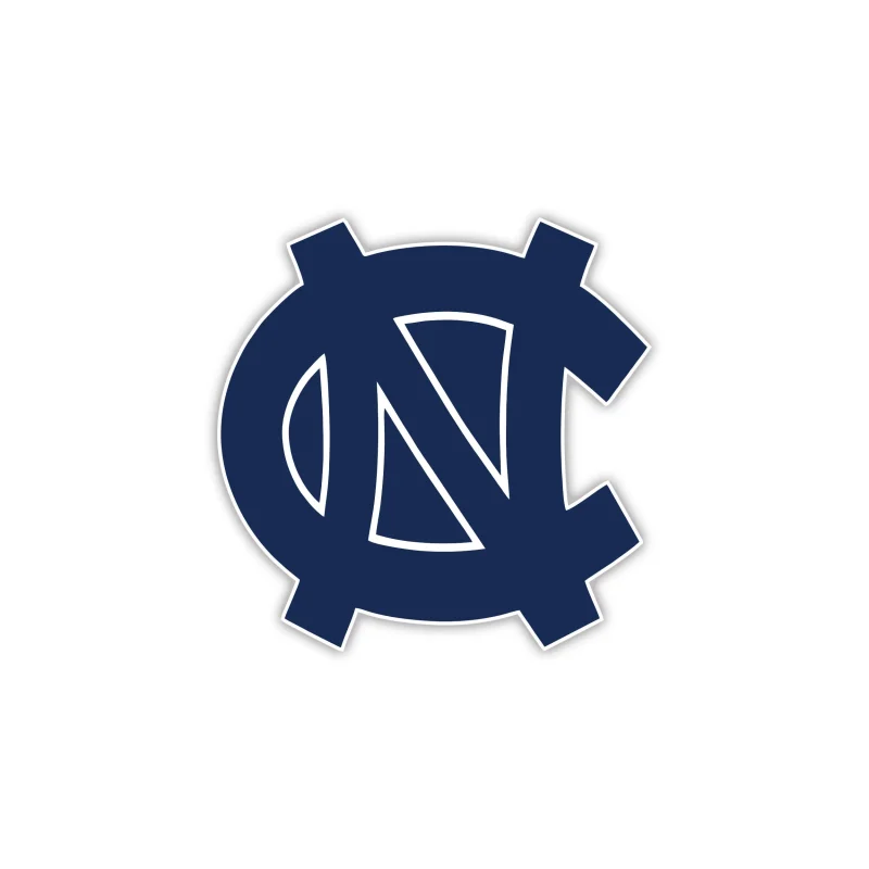 North Carolina Tar Heels Full Color Vinyl Decal - Custom Size