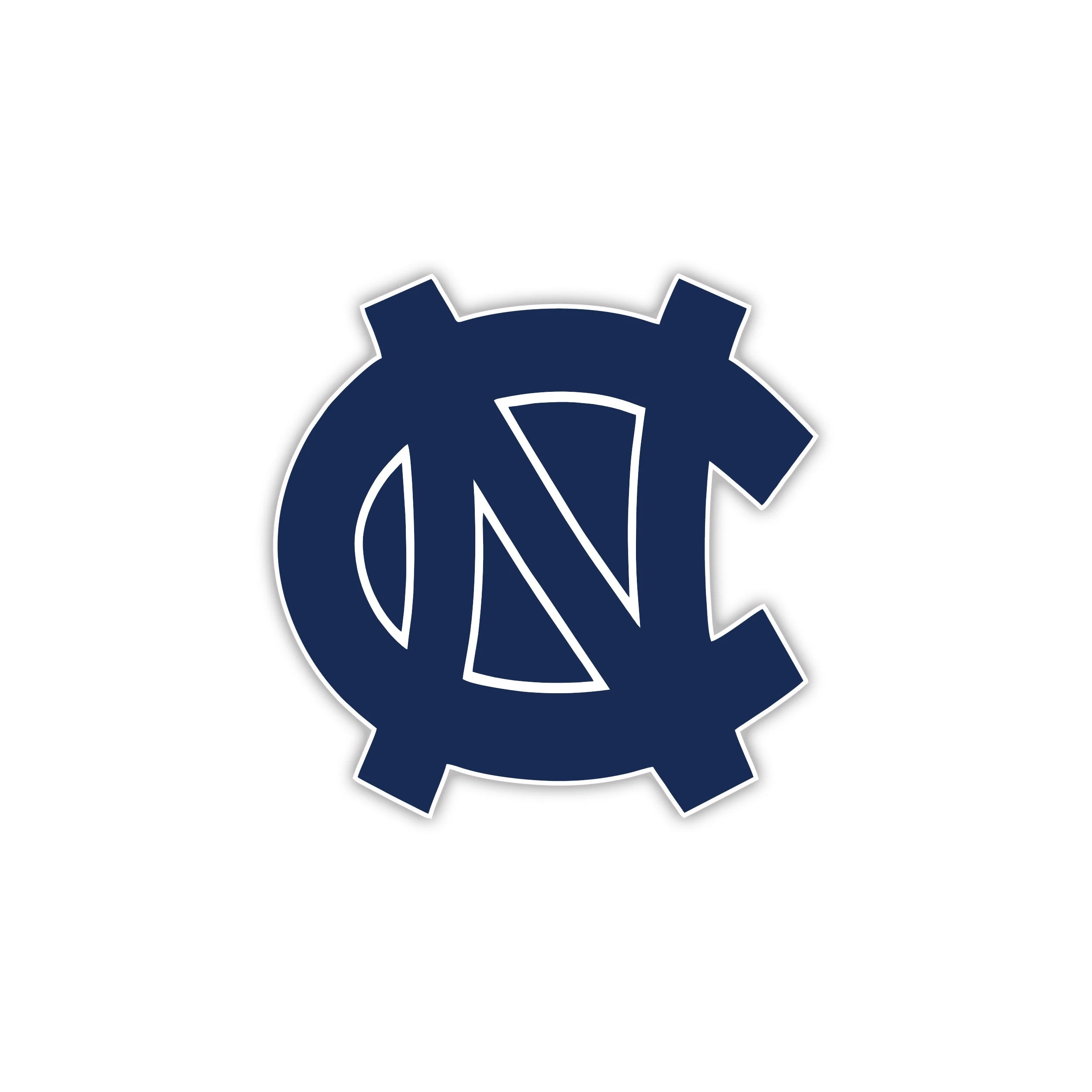 North Carolina Tar Heels Full Color Vinyl Decal - Custom Size