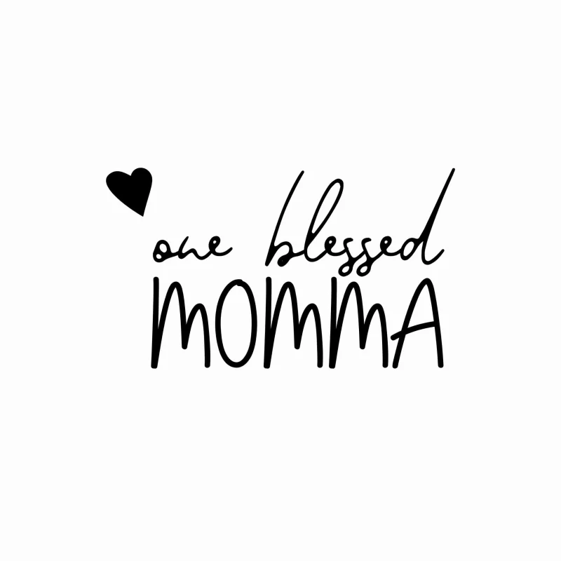 One Blessed Momma - Vinyl Decal