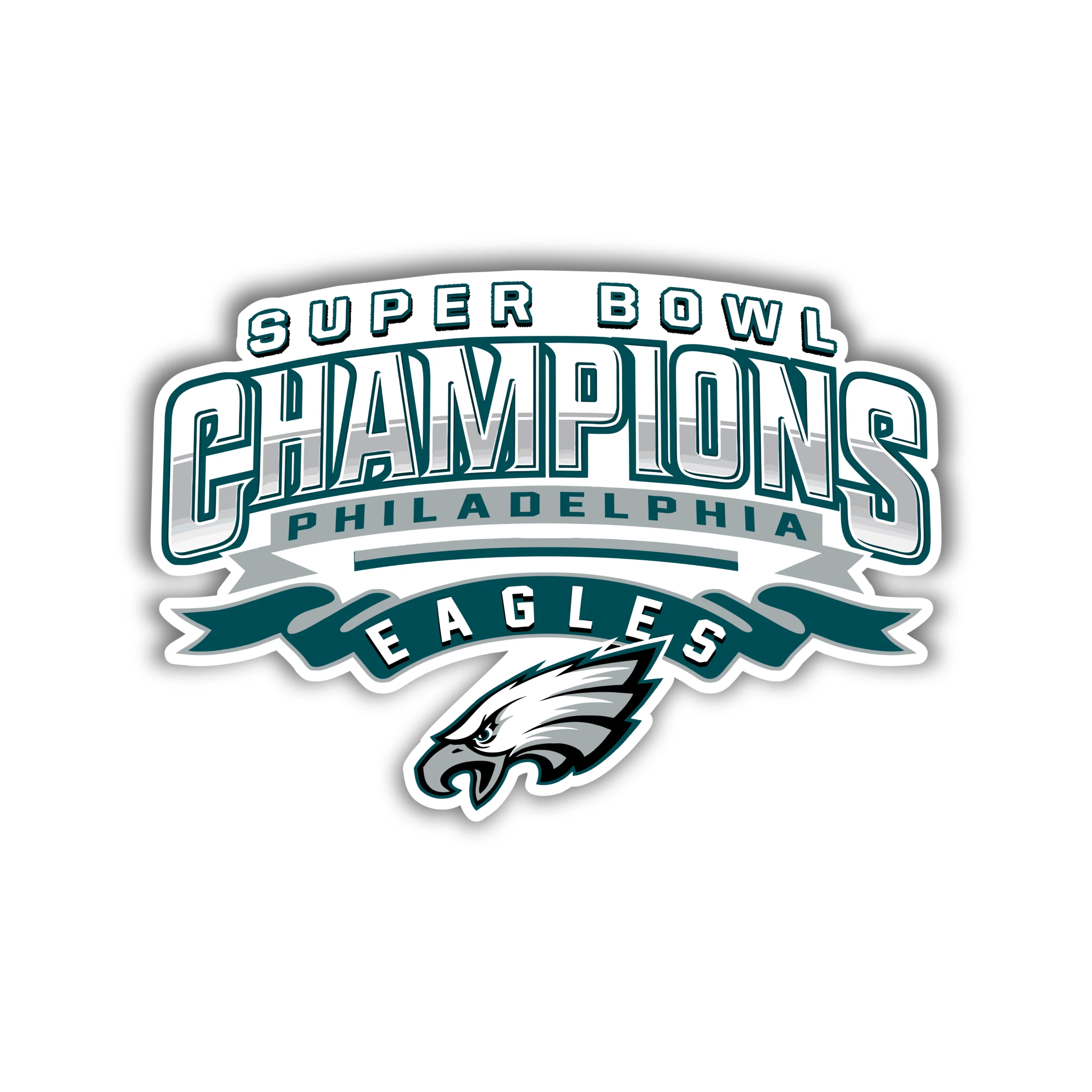 Philadelphia Eagles - Champions - Temporary Tattoo