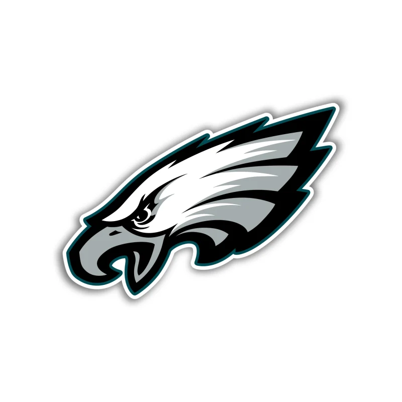 Philadelphia Eagles - Eagle Head - Temporary Tattoo