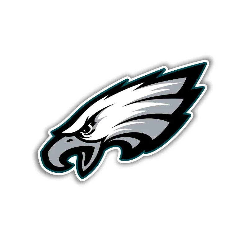 Philadelphia Eagles- Full Color Vinyl Sticker - Custom Size