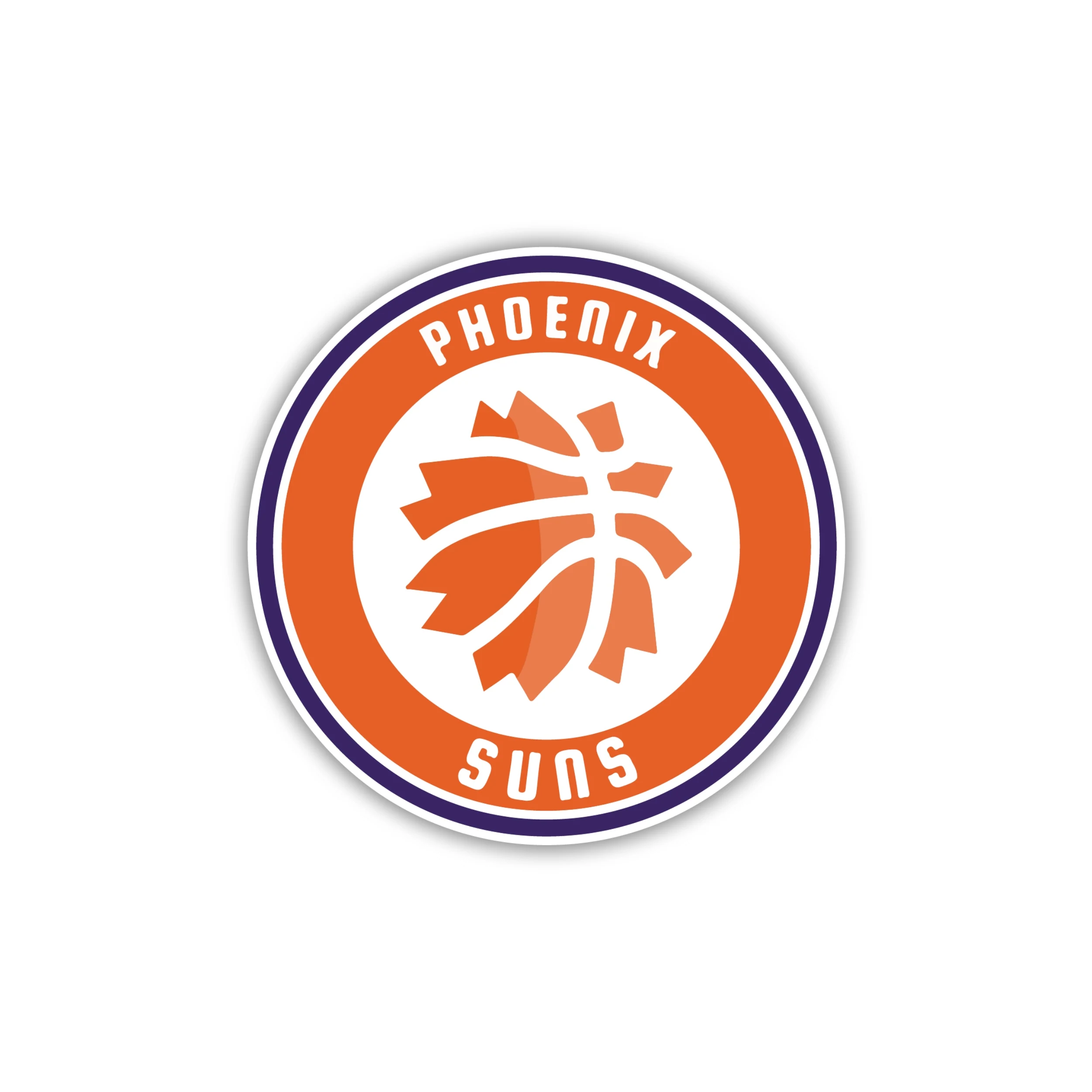 Phoenix Suns - Full Color Vinyl Sticker - Custom Size