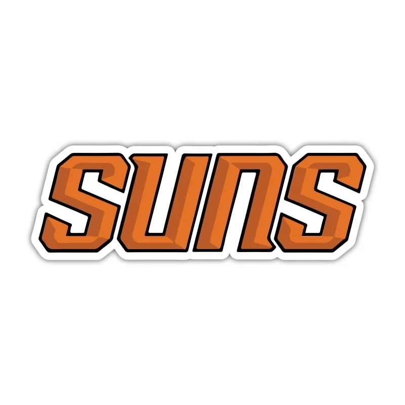 Phoenix Suns - Orange Suns - Iron On DTF Transfer - Custom Size