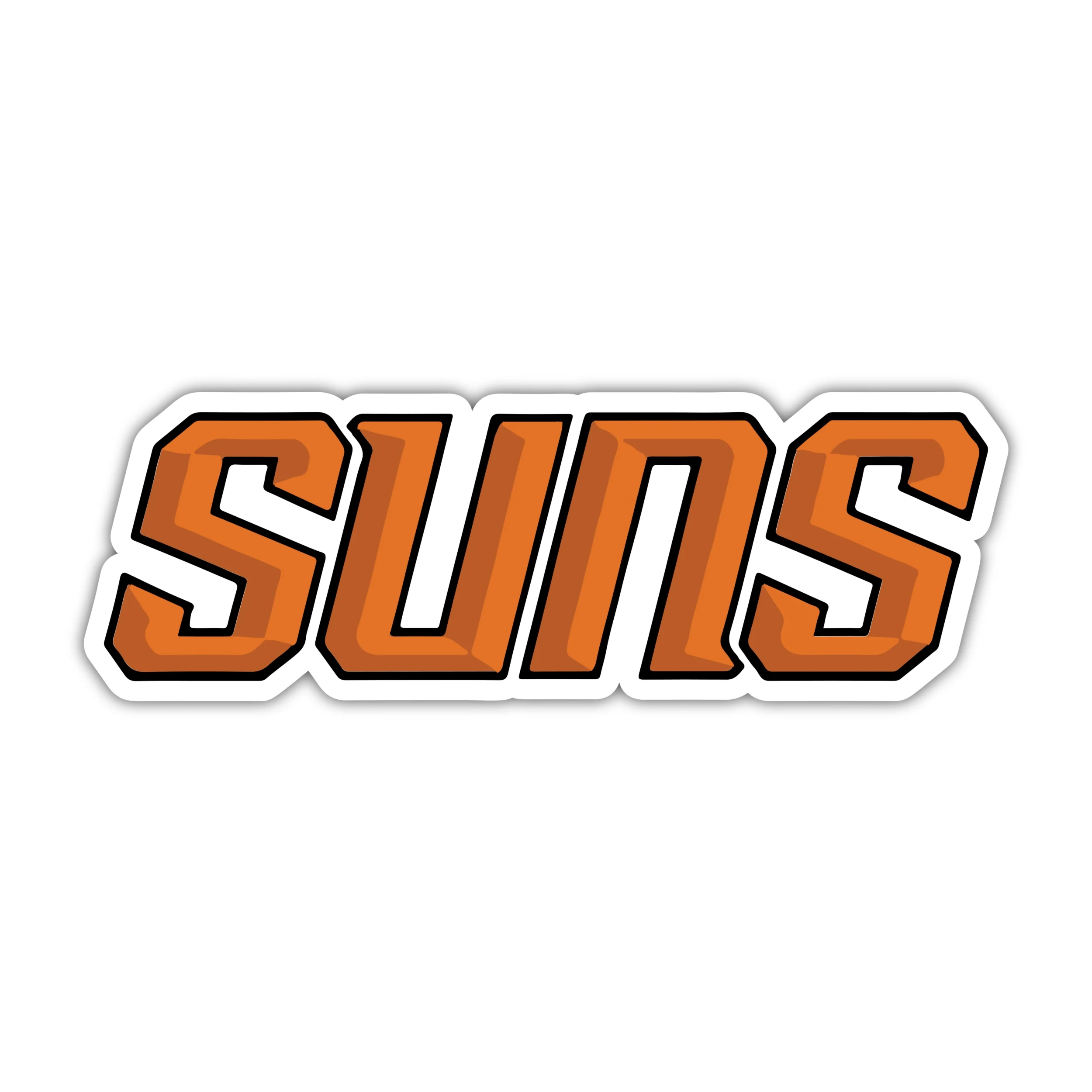 Phoenix Suns - Orange Suns - Iron On DTF Transfer - Custom Size