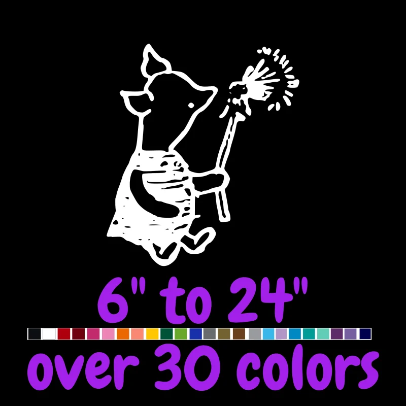 Piglet Vinyl Decal - Custom Size