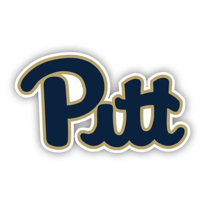 Pittsburgh Panthers - Pitt - Full Color Vinyl Decal - Custom Size
