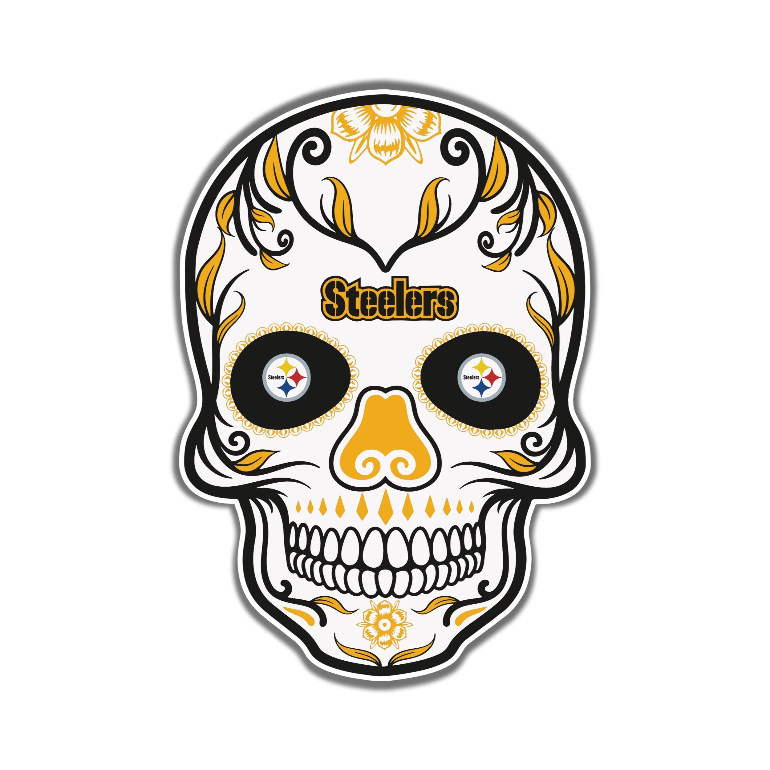 Pittsburgh Steelers Full Color Vinyl Sticker - Custom Size