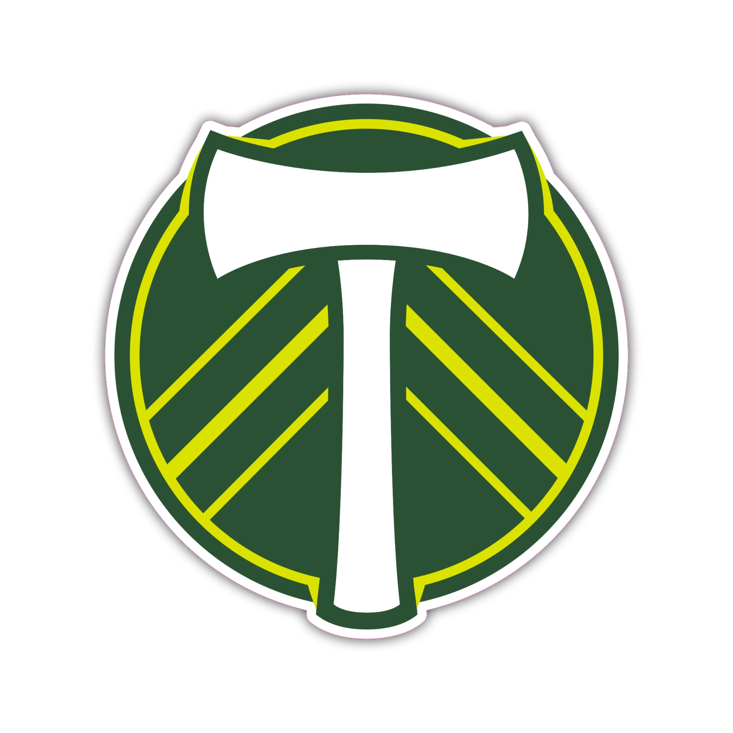 Portland Timbers - Logo - Full Color Vinyl Sticker - Custom Size