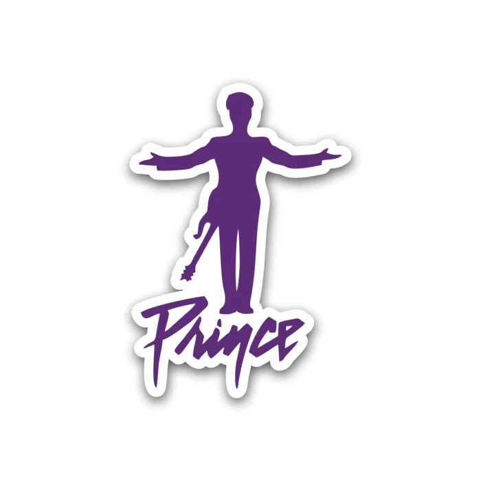 Prine Sticker Prince – Standing With Name – Full Color Vinyl Sticker – Custom Size ...