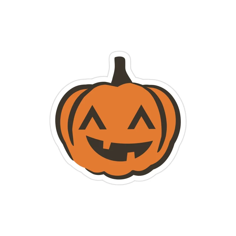 Pumpkin Full Color Vinyl Decal