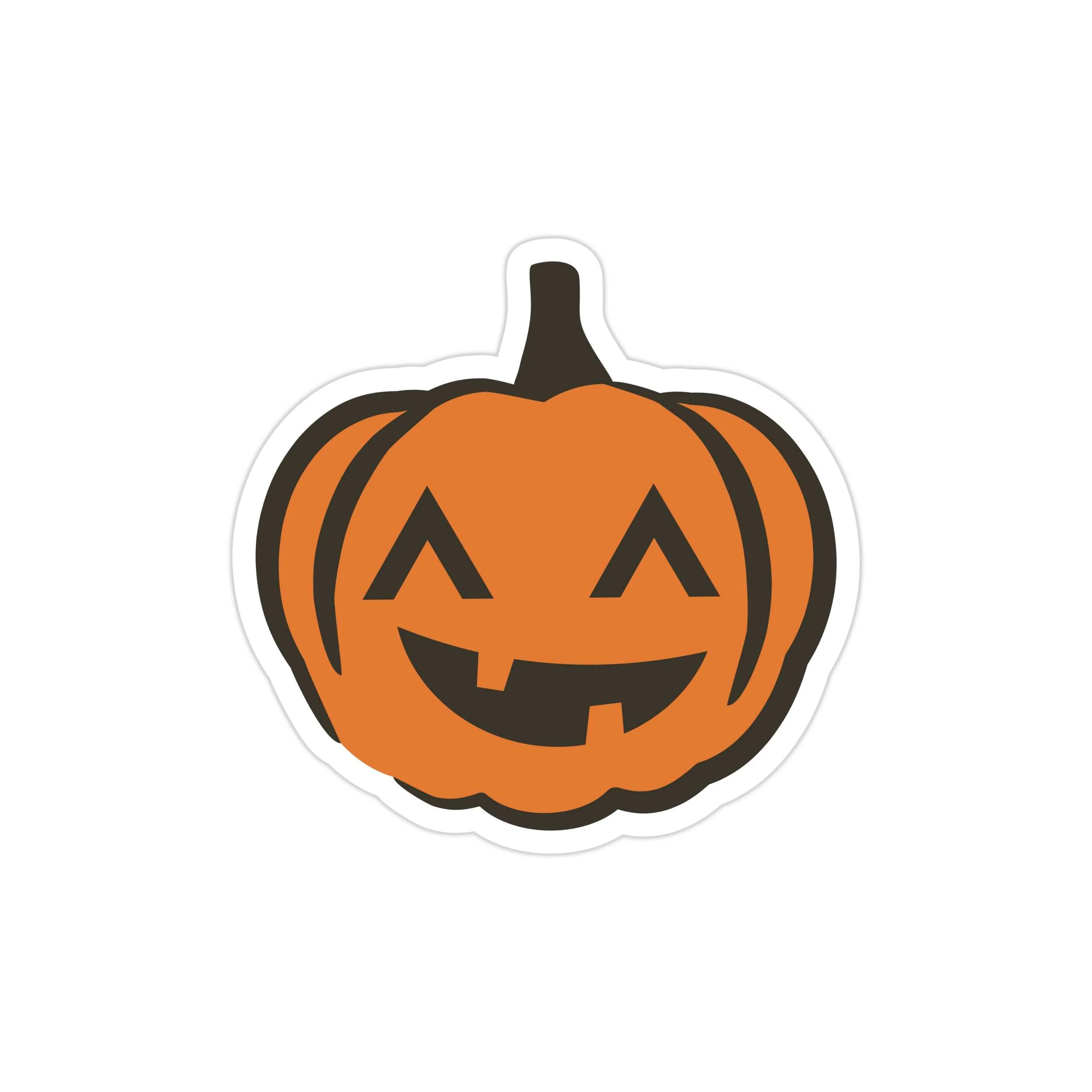 Pumpkin Full Color Vinyl Decal