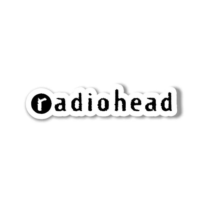 Radiohead - Name 2 - Full Color Vinyl Sticker - Custom Size