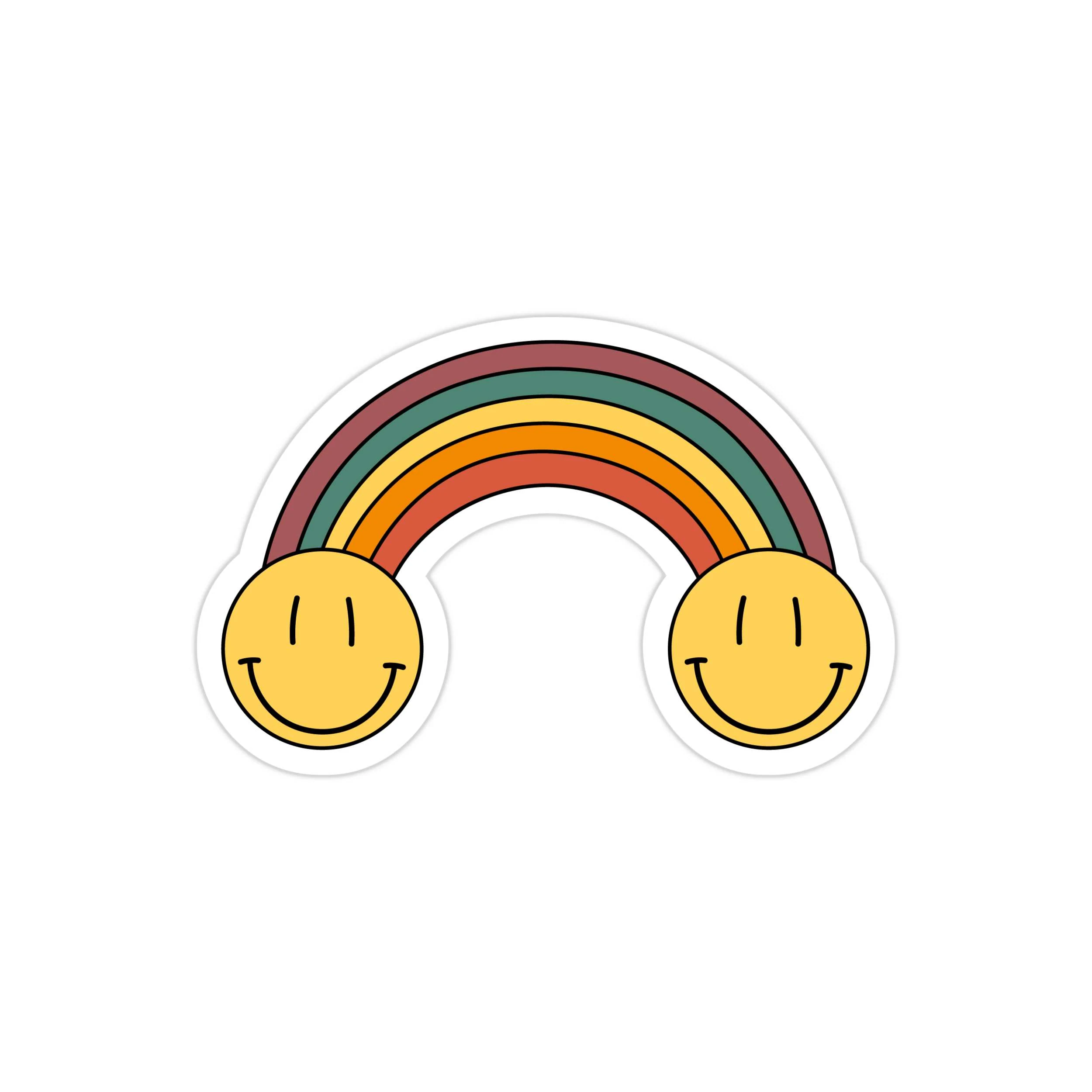 Rainbow Full Color Vinyl Decal - Custom Size