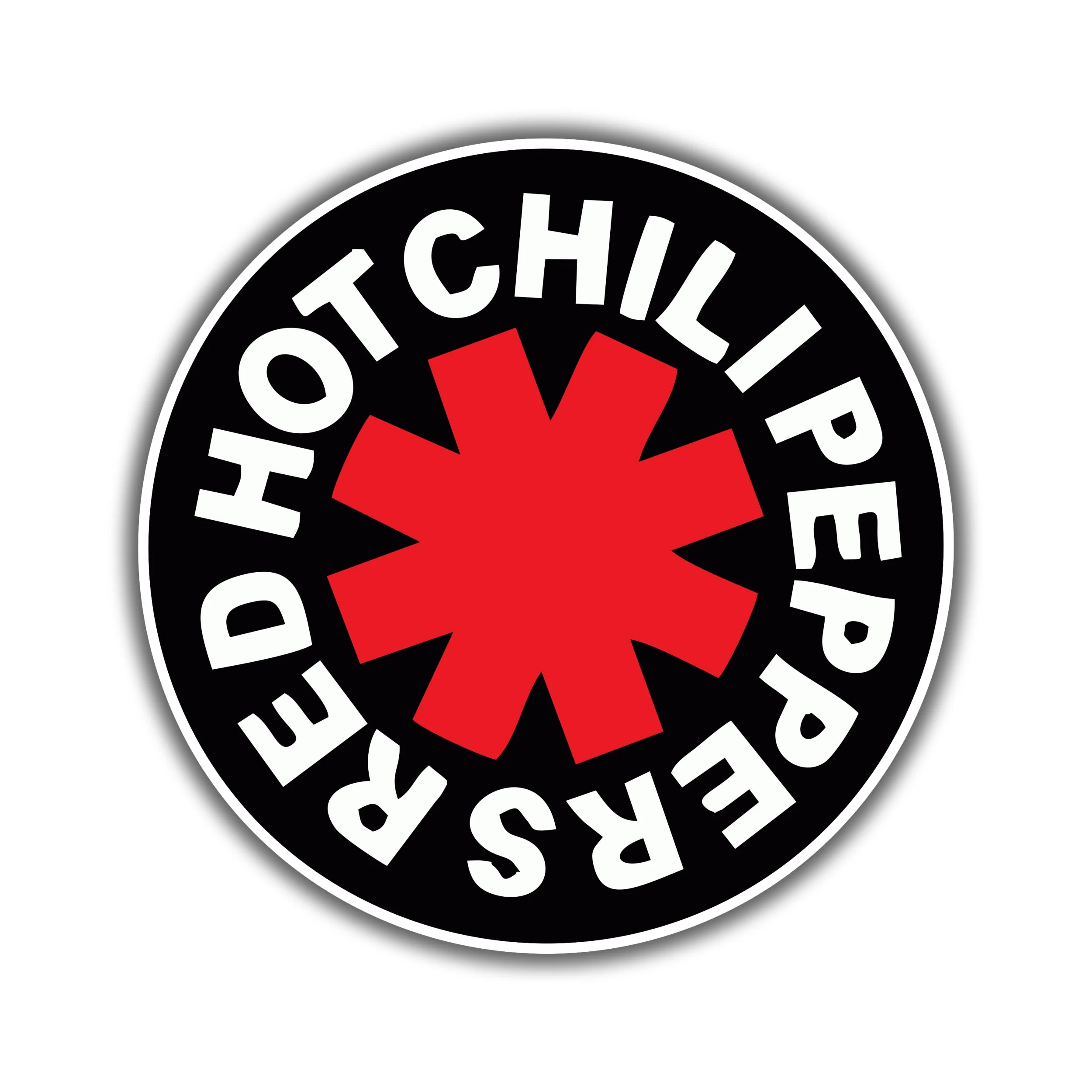 Red Hot Chili Peppers Full Color Vinyl Decal - Custom Size