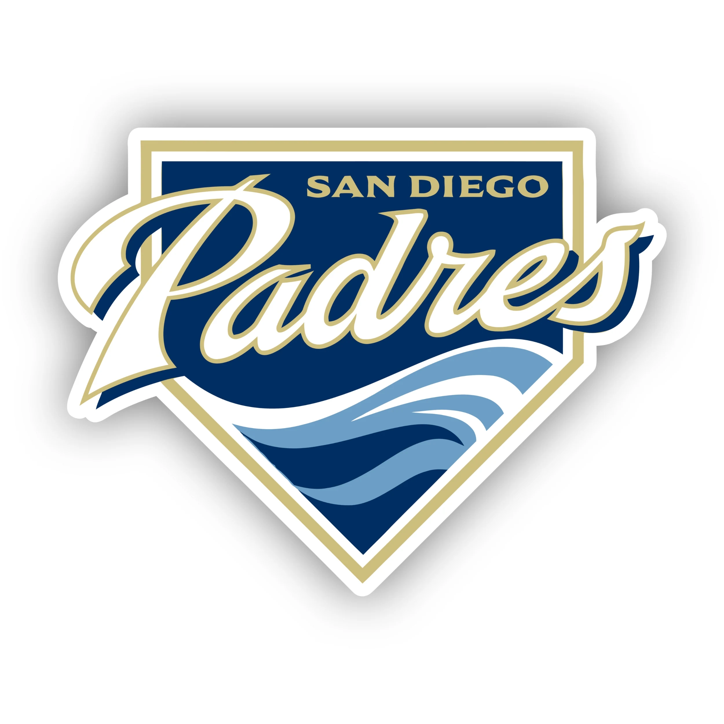 San Diego Padres - Plate with Name - Temporary Tattoo
