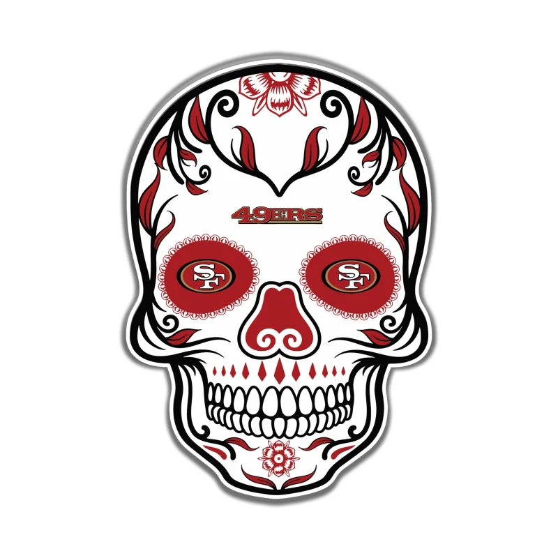 San Francisco 49ers Full Color Vinyl Sticker - Custom Size
