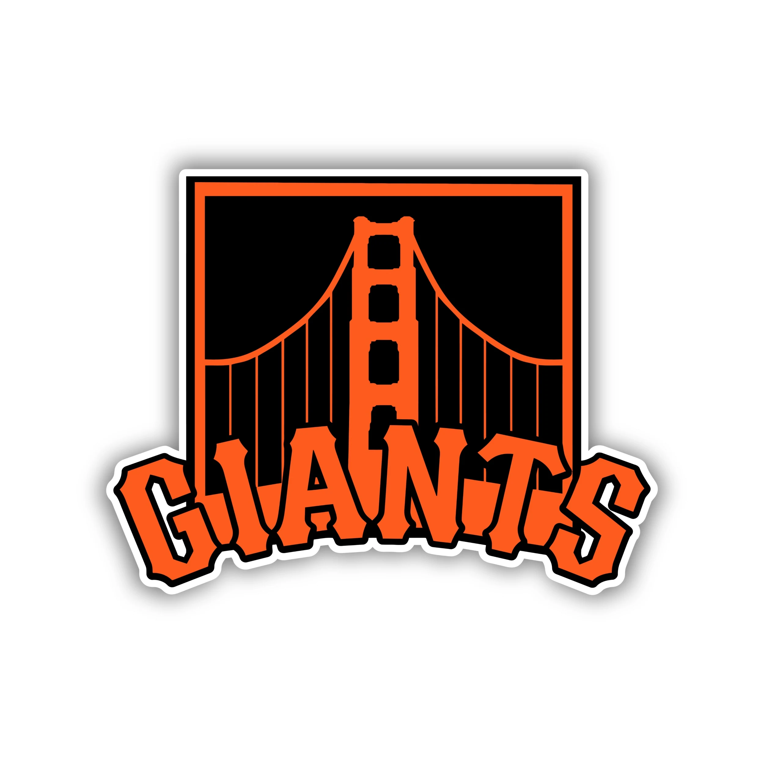 San Francisco Giants - Giants with Bridge - Iron On DTF Transfer - Custom Size