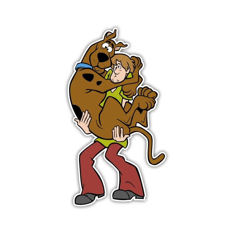 Scooby Doo - Scooby And Shaggy - Iron On DTF Transfer - Custom Size