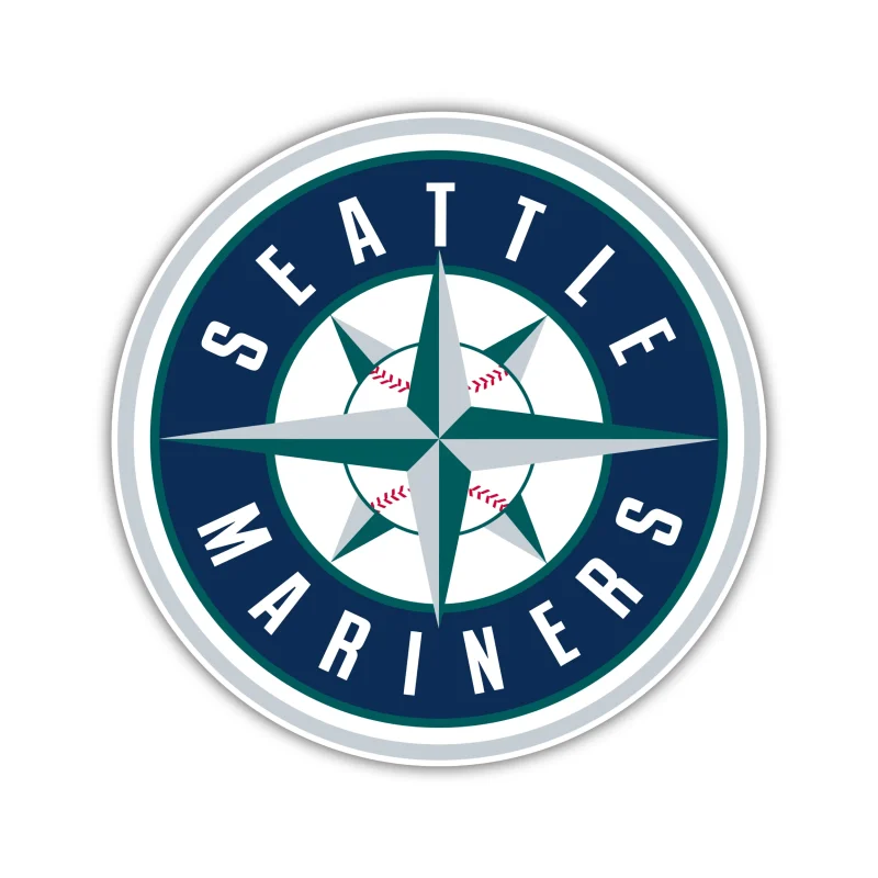 Seattle Mariners - Blue Circle - Temporary Tattoo