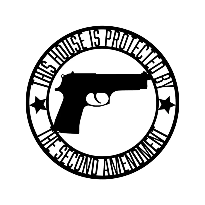 Second Amendment Vinyl Decal – Custom Size – Sports Stickers USA