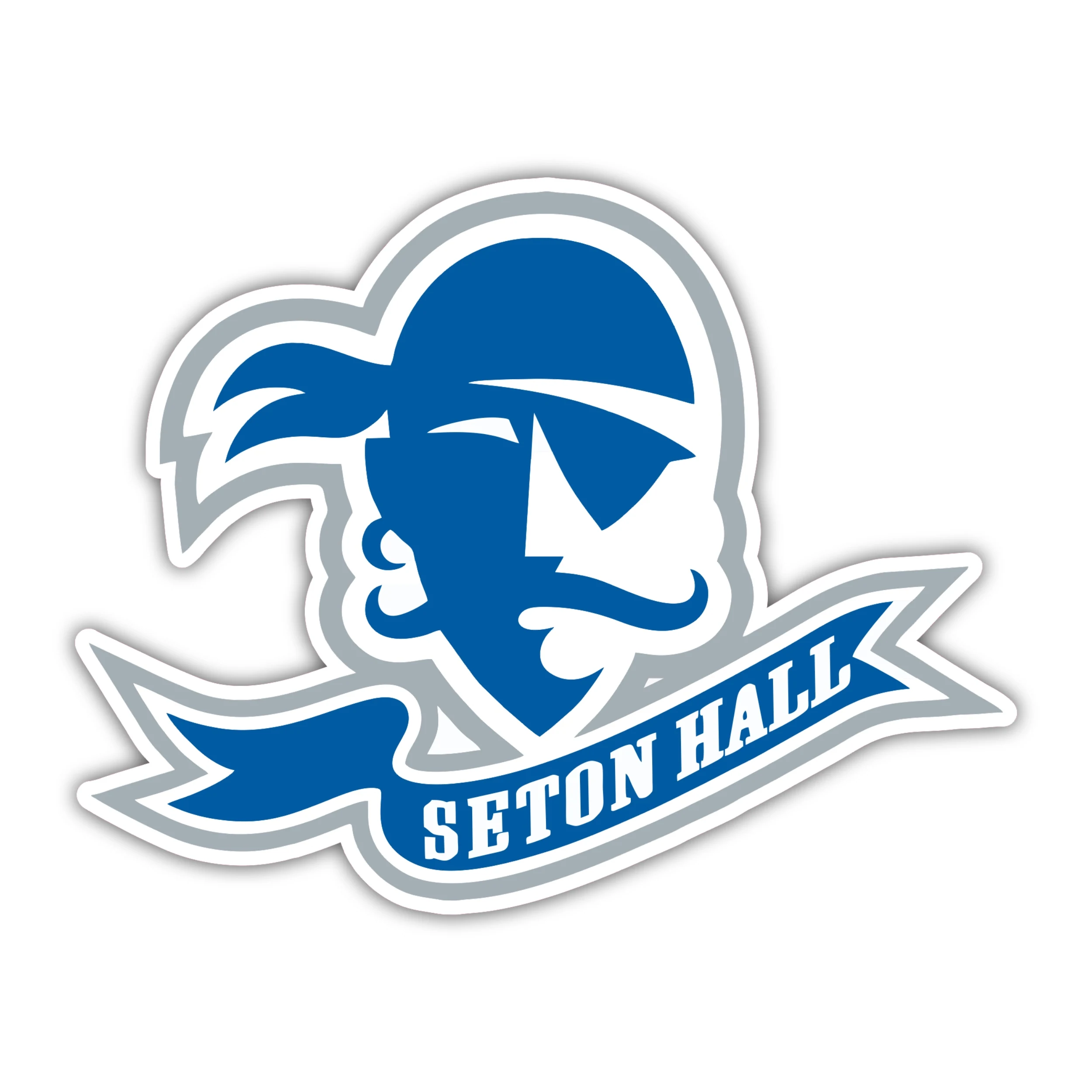 Seton Hall University - Logo - Full Color Vinyl Decal - Custom Size