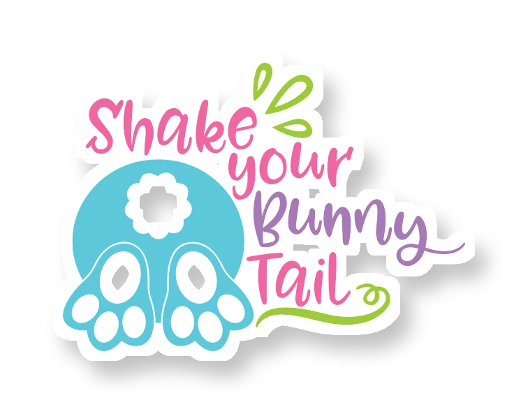 Shake your Bunny Tail - Iron On DTF Transfer - Custom Size