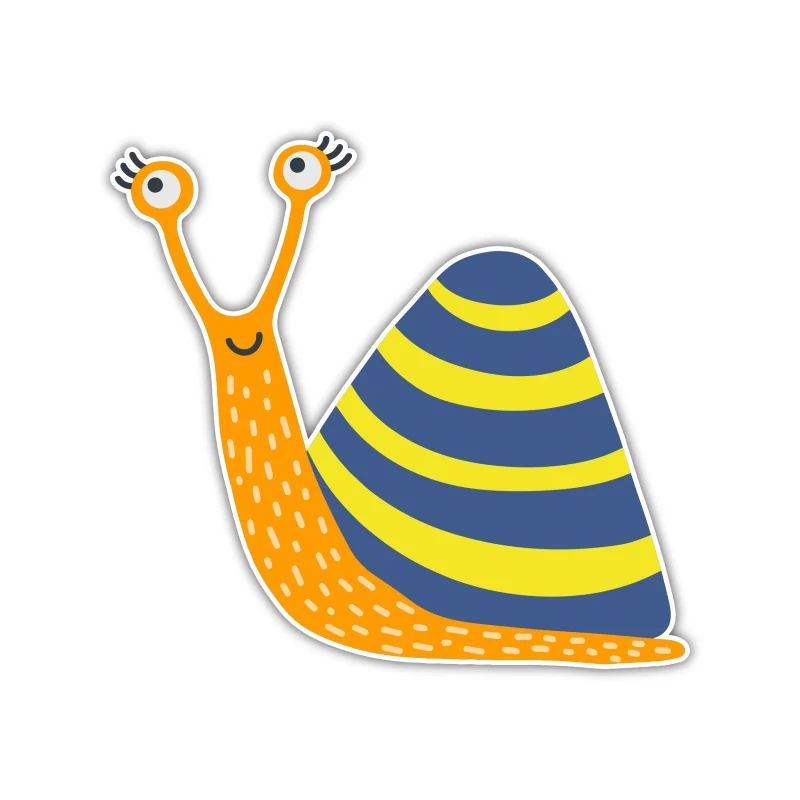 Snail - Iron On DTF Transfer - Custom Size