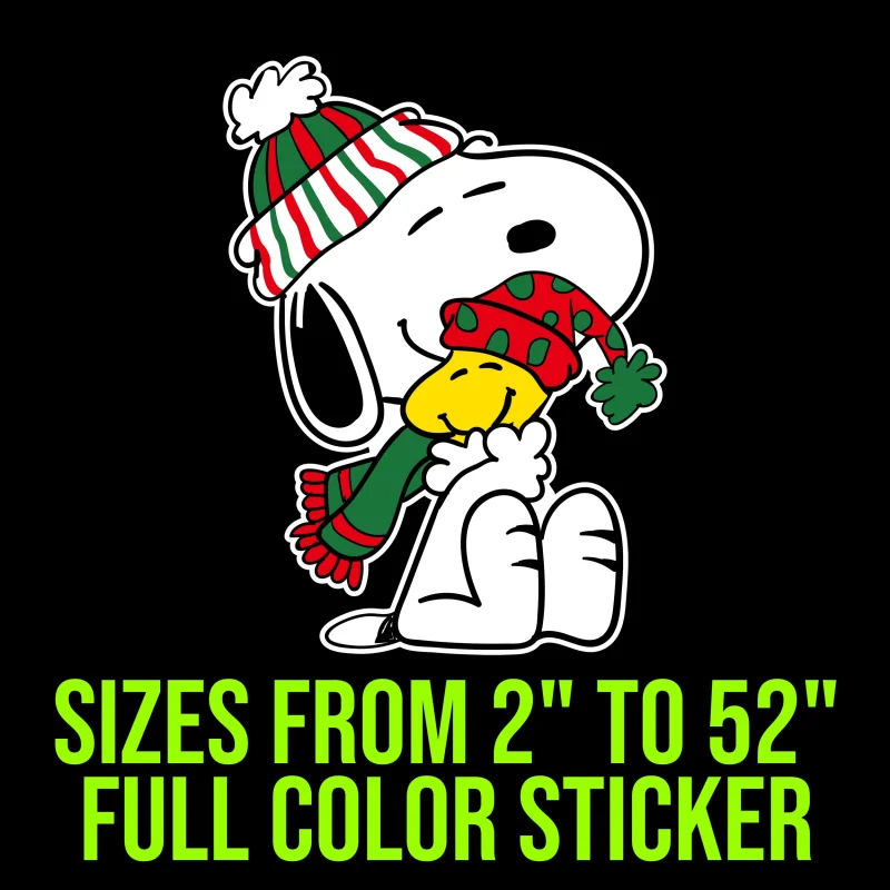 Snoopy Full Color Vinyl Decal