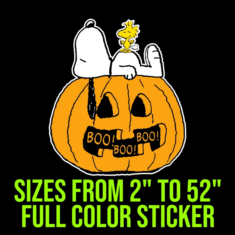 Snoopy Full Color Vinyl Decal