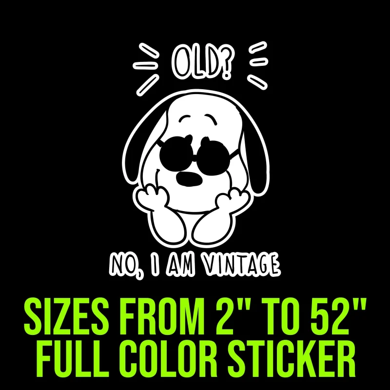 Snoopy Full Color Vinyl Decal