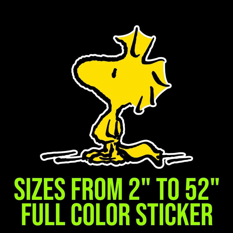 Snoopy - Woodstock Full Color Vinyl Decal