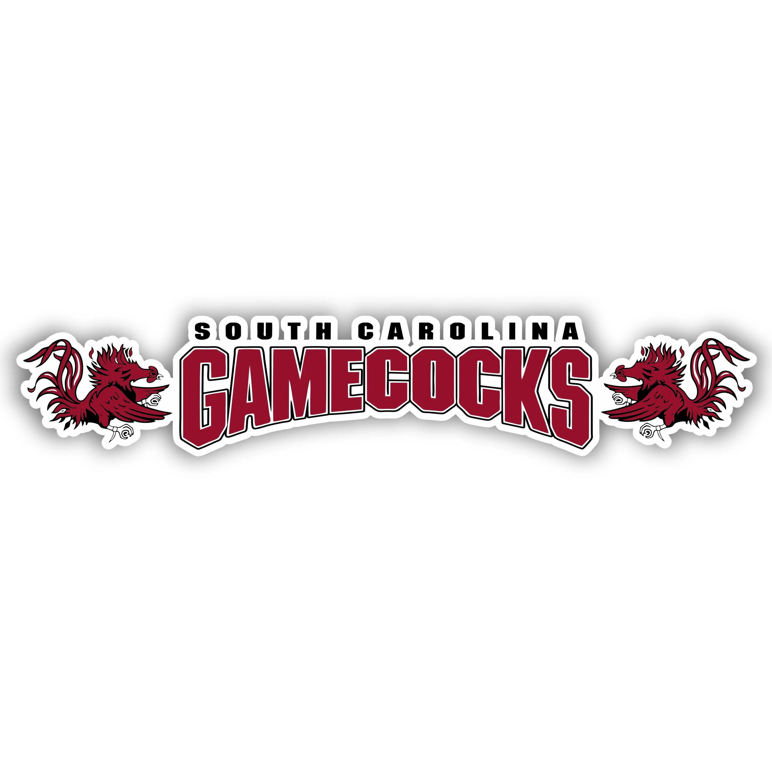 South Carolina Gamecocks Full Color Vinyl Sticker - Custom Size