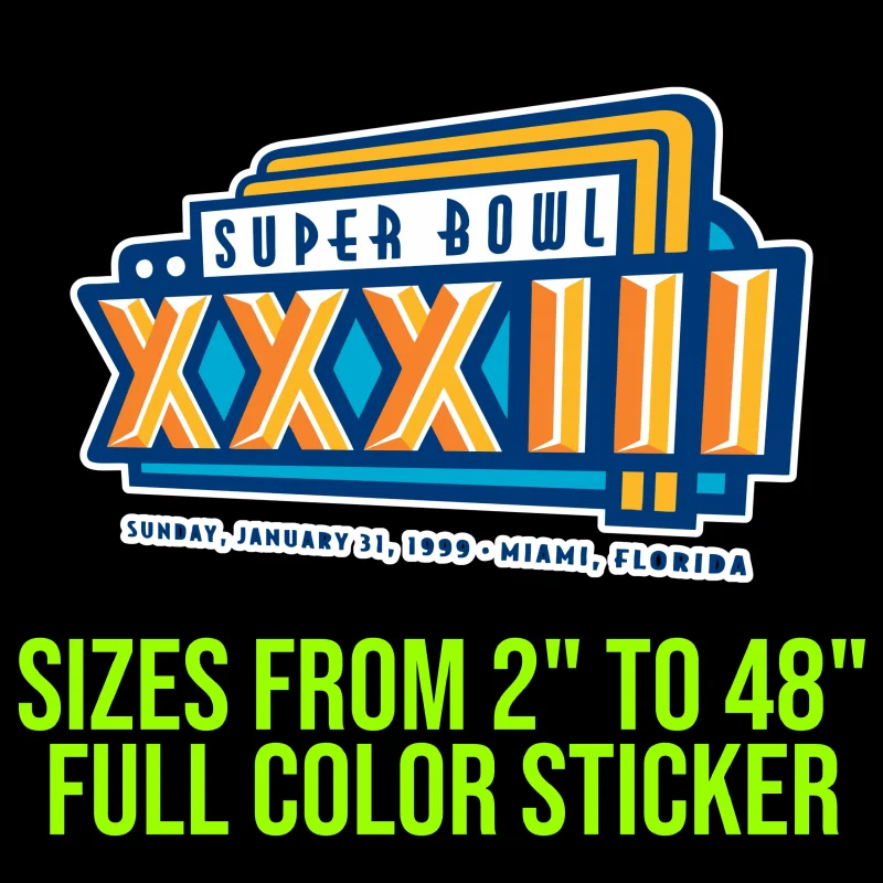Special order for Brianna - SB 33- Full Color Vinyl Decal - custom size