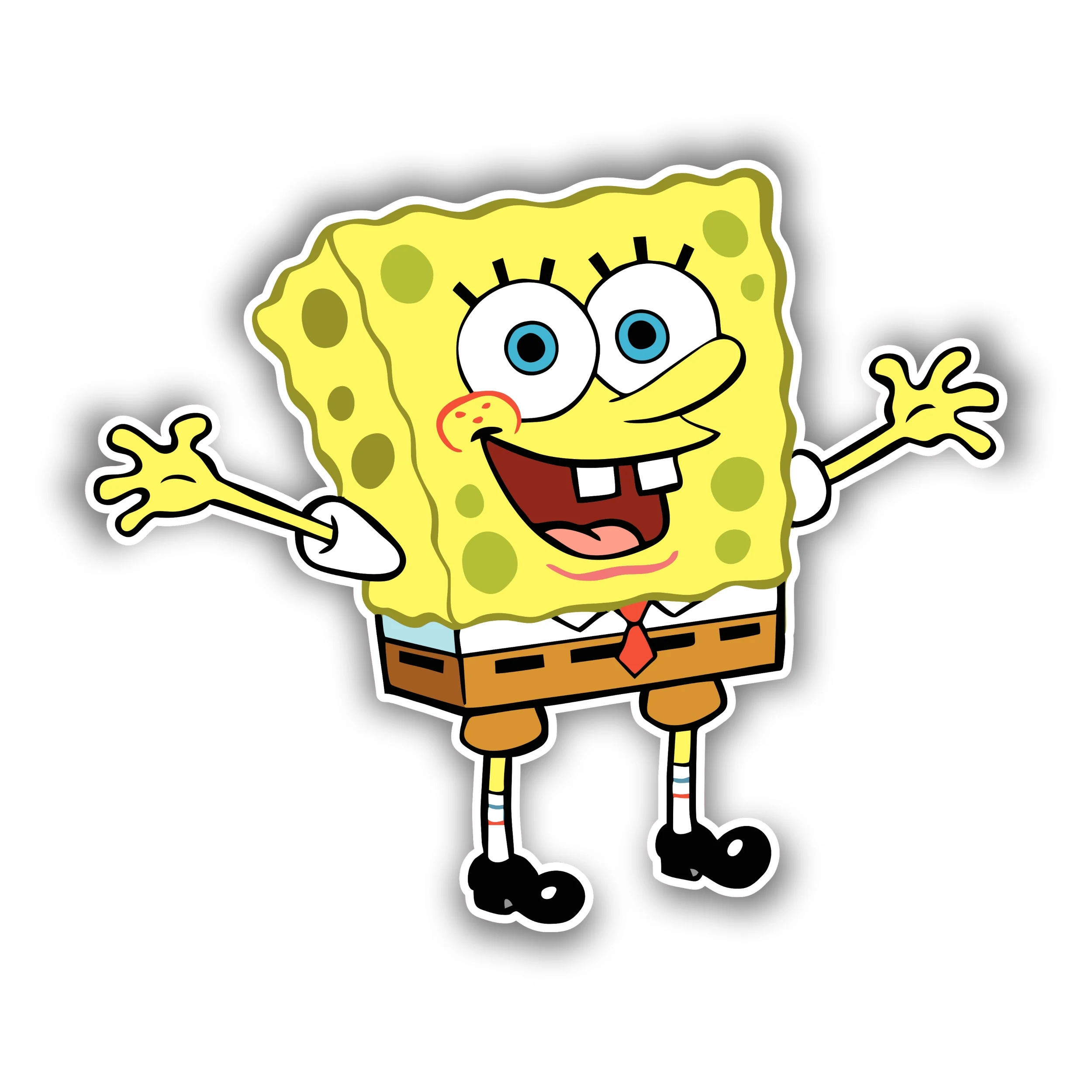 Spongebob - Full Color Vinyl Decal - Custom Size