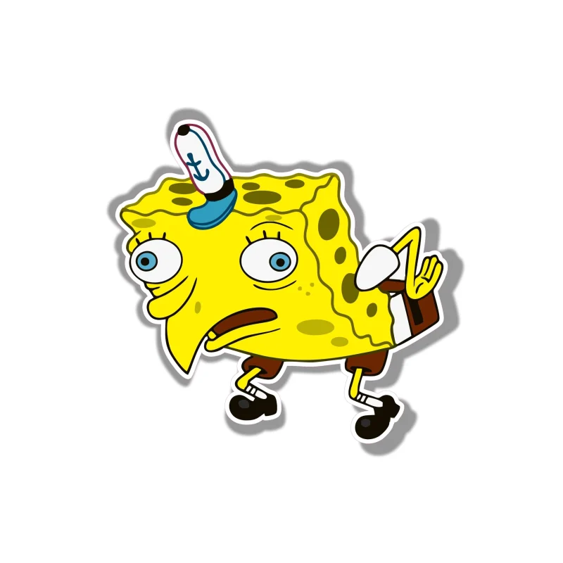 Spongebob - Full Color Vinyl Decal - Custom Size