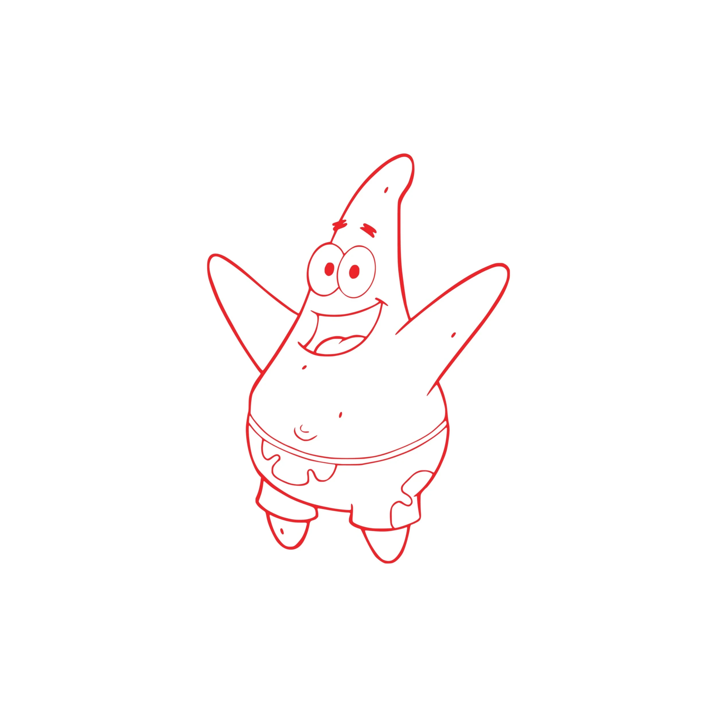 Spongebob Vinyl Decal - Custom Size