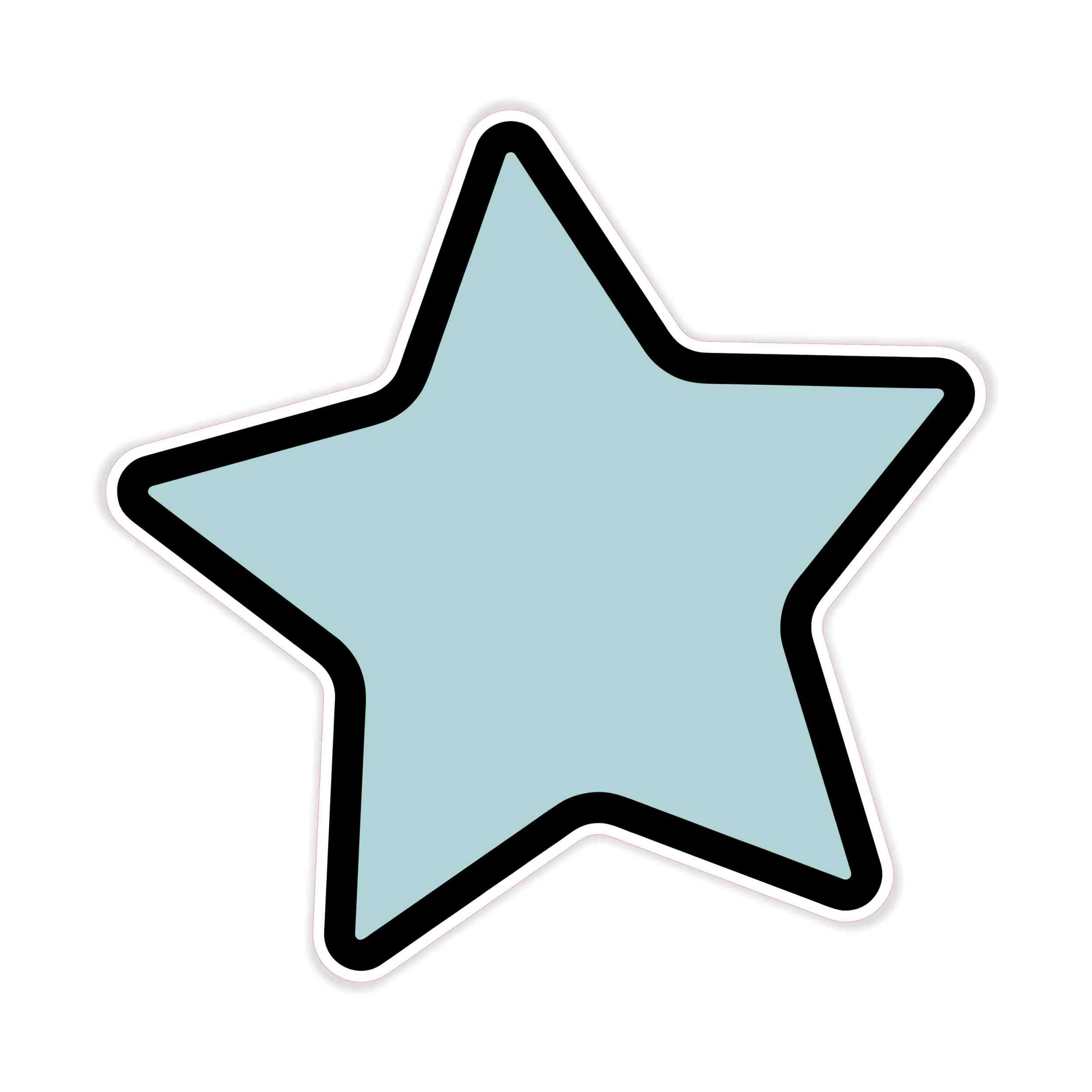 Star Full Color Vinyl Decal - Custom Size