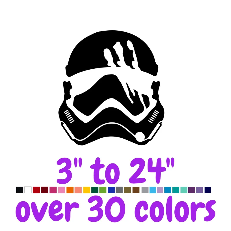 Star Wars Stormtrooper Vinyl Decal - Custom Size