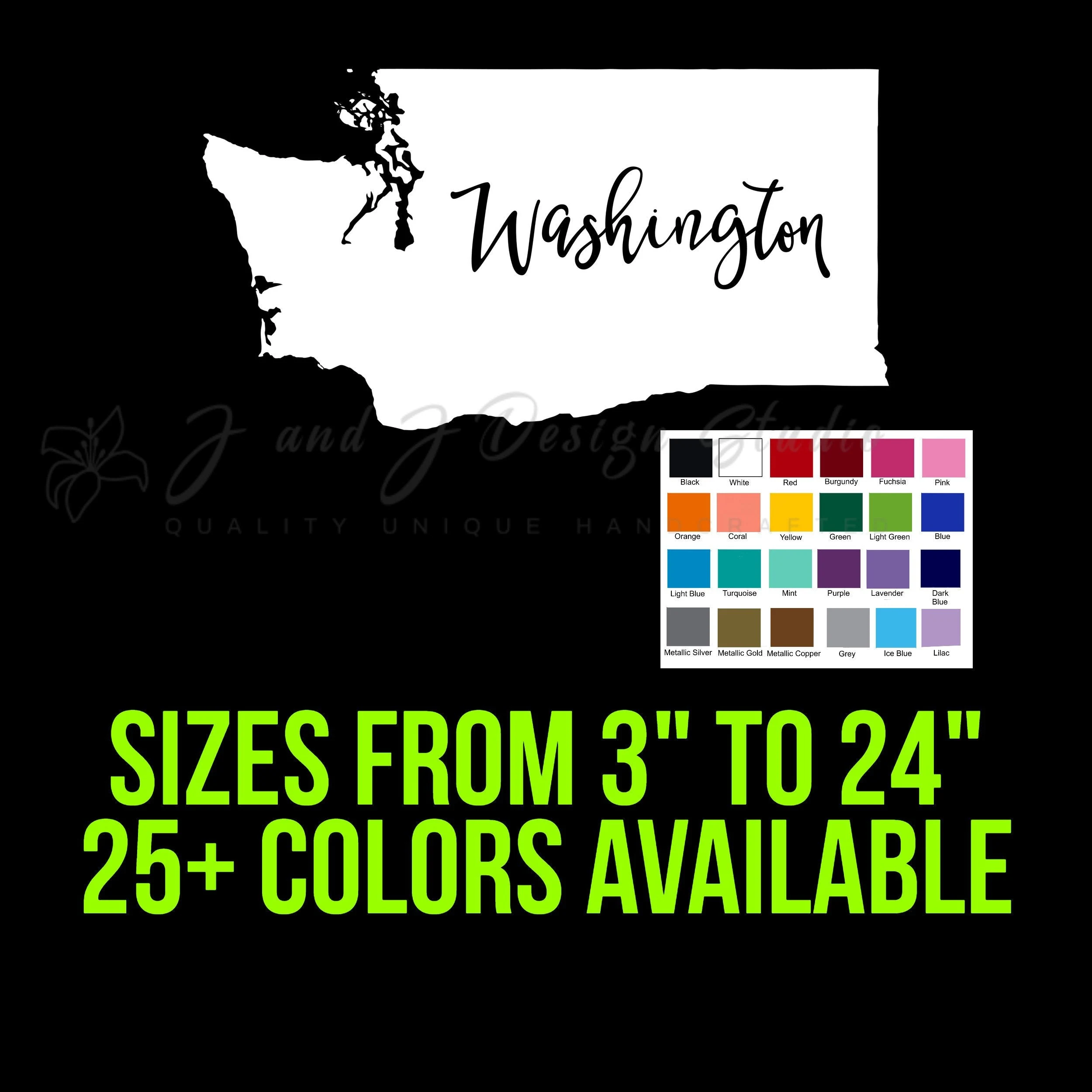 State of Washington - Custom Size