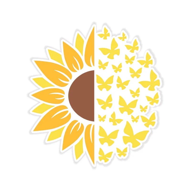 Sunflower Full Color Vinyl - Custom Size