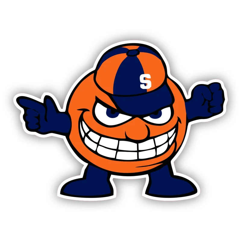 Syracuse Orange - Mascot - Iron On DTF Transfer - Custom Size