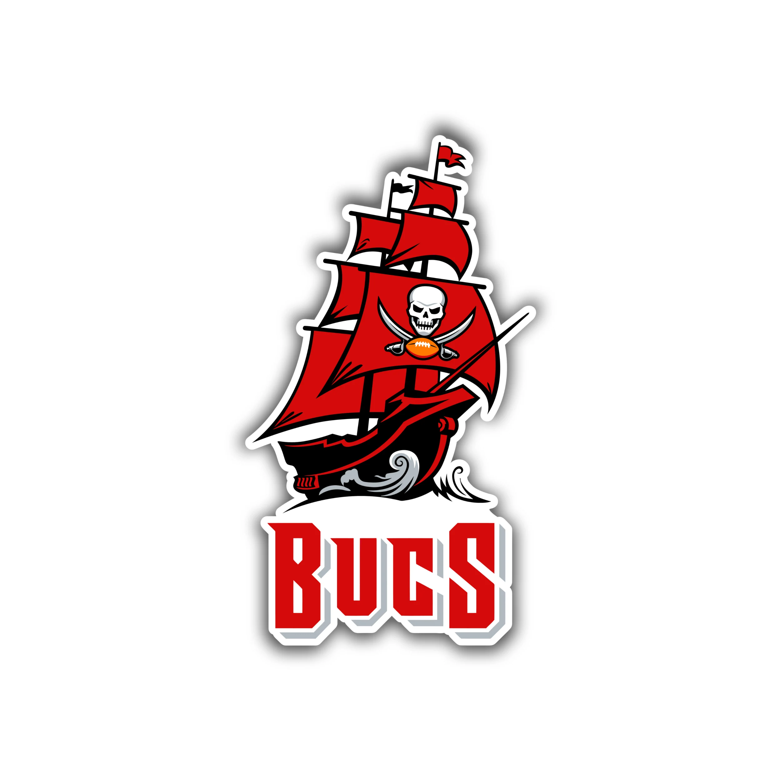Tampa Bay Buccaneers - Ship Bucs - Temporary Tattoo