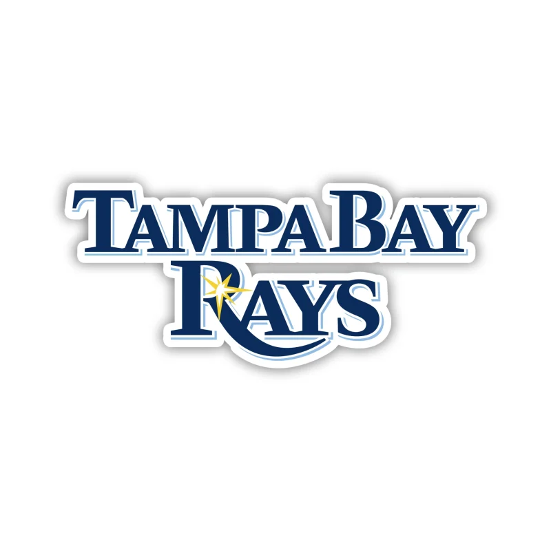 Tampa Bay Rays - Name - Iron On DTF Transfer - Custom Size